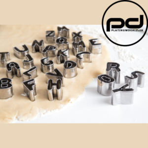 26 PCs Alphabet Letter Stainless Steel Cookie Cutter Baking Tool