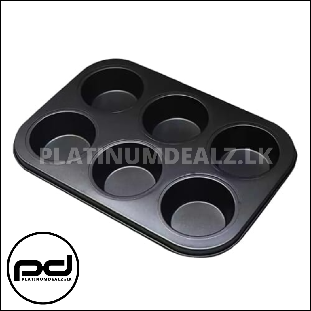 Cupcake Tray 6 Holes Nonstick