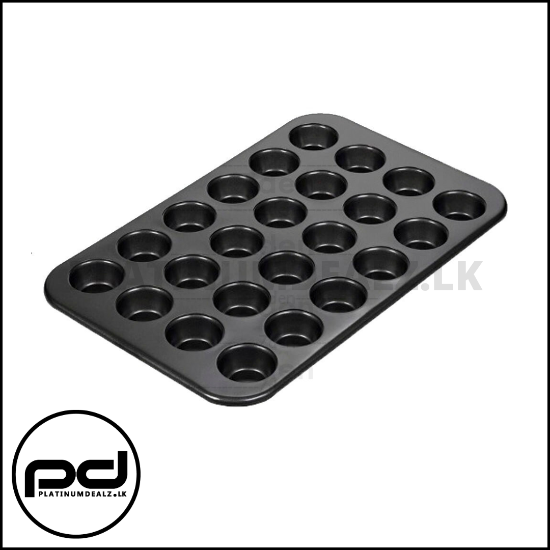 Mini Cupcake Tray 24 Holes Nonstick