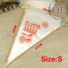 Cake icing bags 25 PCs small transparent