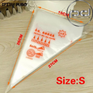 Cake Icing Bags (Piping Bags) 25pcs Small Size Transparent