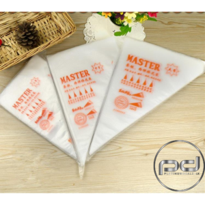 Cake Icing Bags (Piping Bags) 25pcs Large Size Transparent