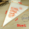 Cake icing bags 25pcs large size transparent