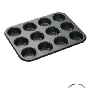 Non Stick Cupcake Tray 12Pc