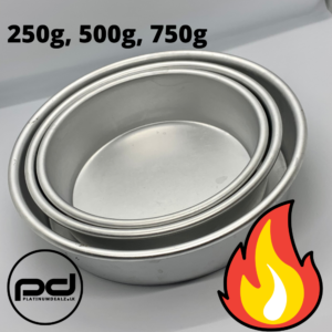 Round shape cake baking tray high quality Aluminium mold 3pcs set,