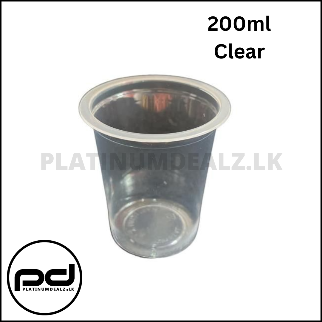 Juice Cup 200ml Clear