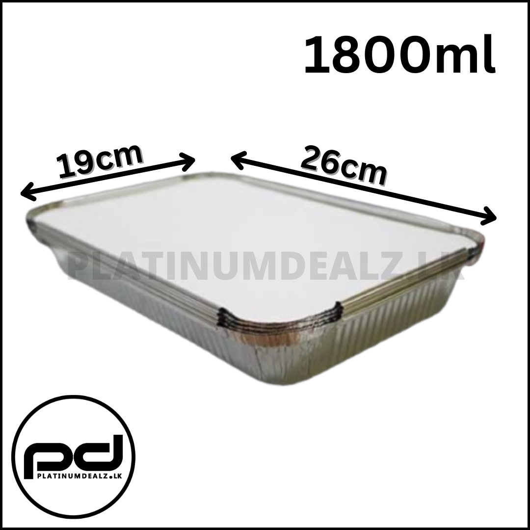 1800ml Foil Box