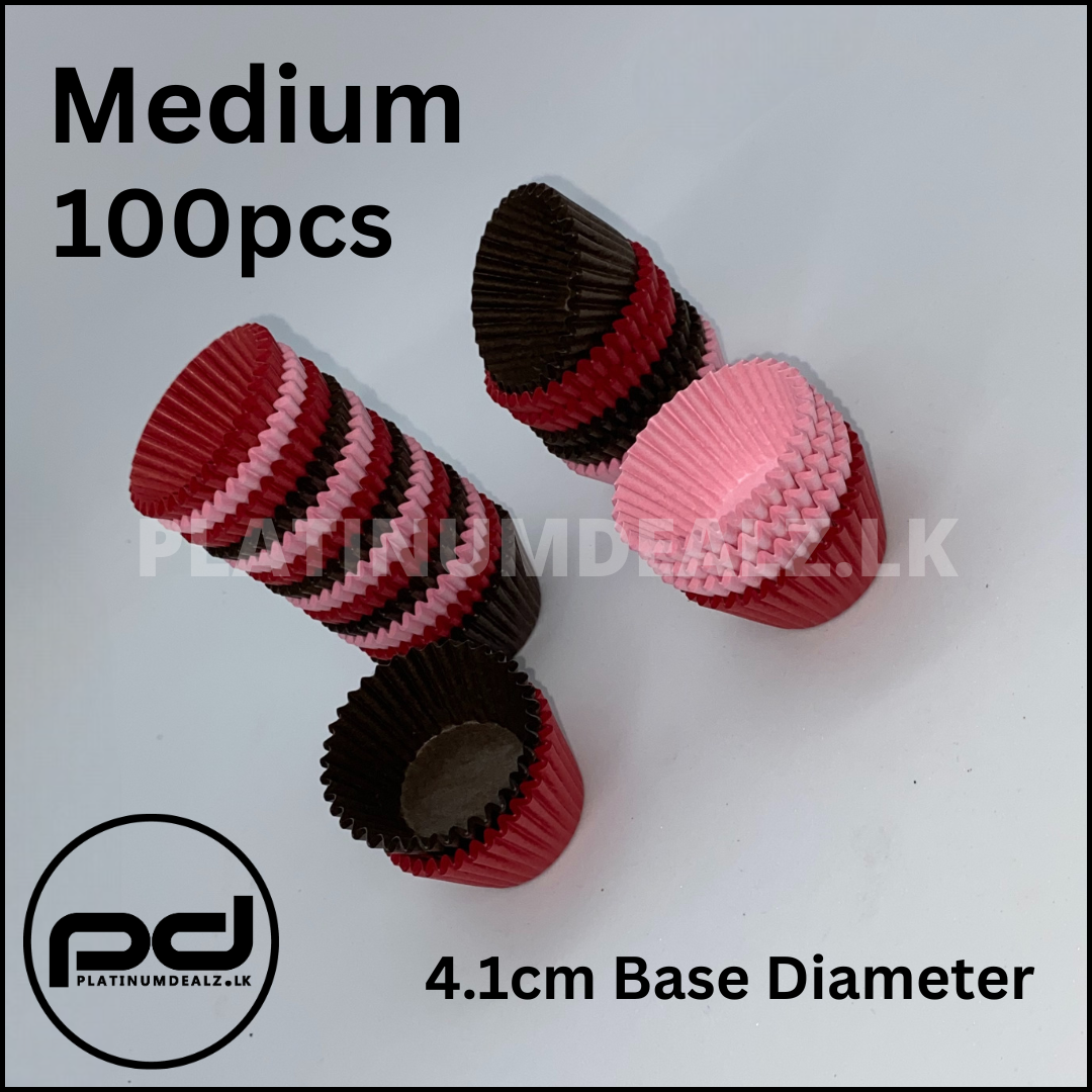 Cupcake Liners Medium 9.5cm 100 Liners