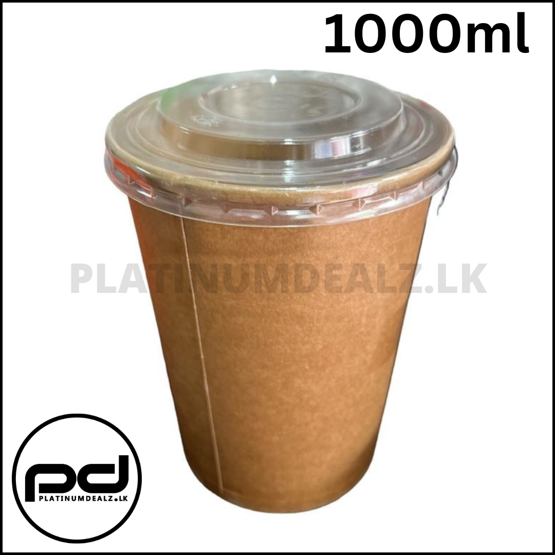 Kraft Paper Tub 1ltr