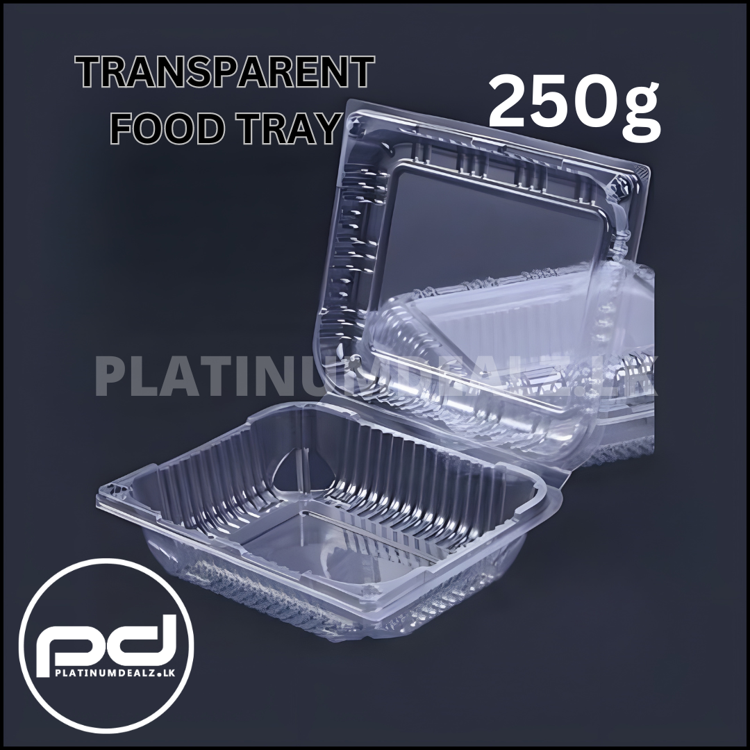 Transparent Food Tray 250g