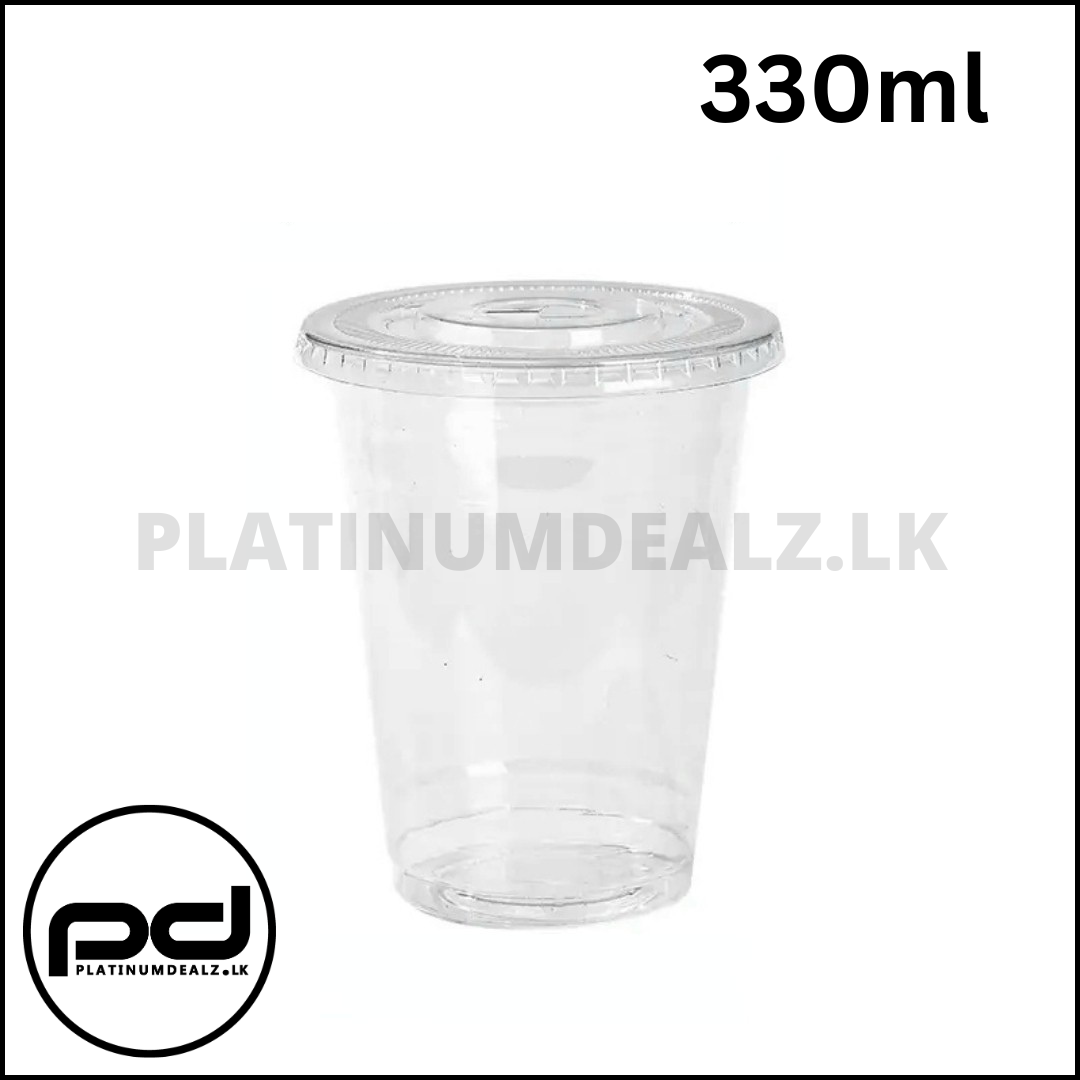 Crusher Cup 330ml with Flat Lid