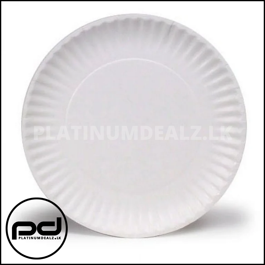 Paper Plate White 25 Plates