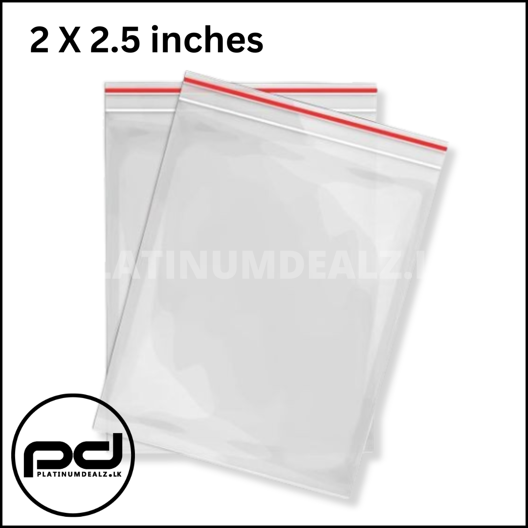 2 X 2.5 inches Ziplock Bags